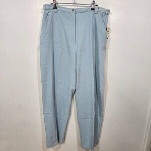 Coldwater Creek - NWT - Blue Moleskin Pants 2 Pockets Size P14 Petite (145-29)